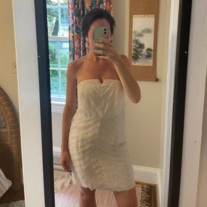 Adam Lippes White cocktail dress 👗